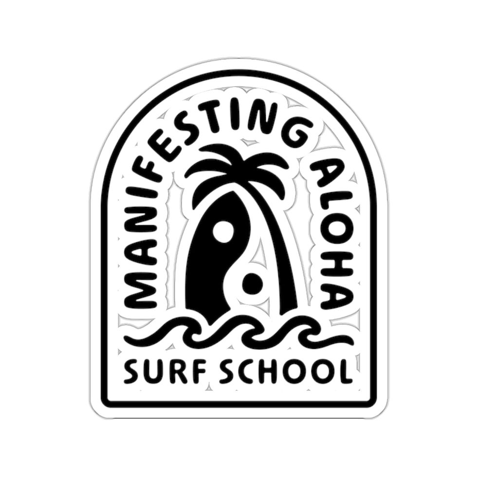 Thumbnail: Manifesting Aloha Surf School Sticker 