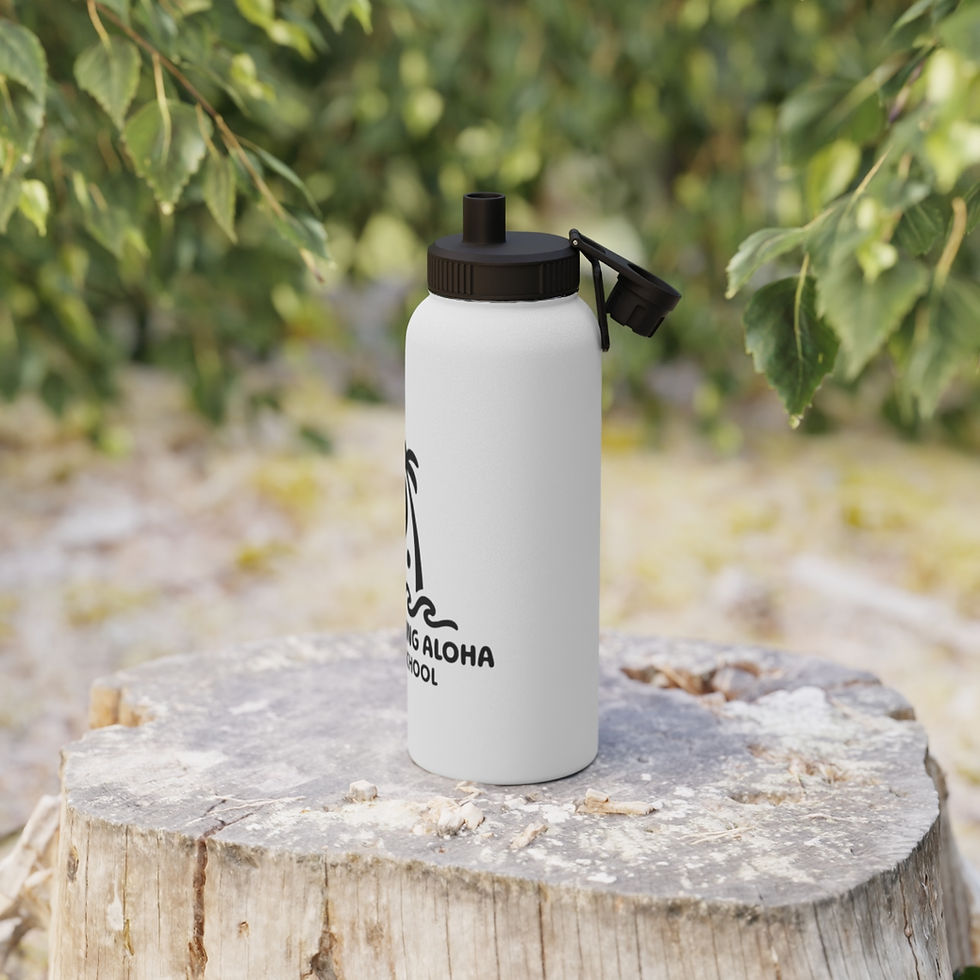 Thumbnail: Stainless Steel Water Bottle, Sports Lid