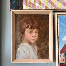 Portrait de fillette pour une déco charmante et intemporelle