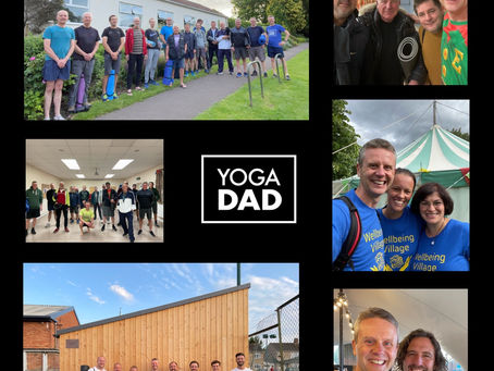 A collage of photos capturing YogaDad's achievements in Bristol during 2022