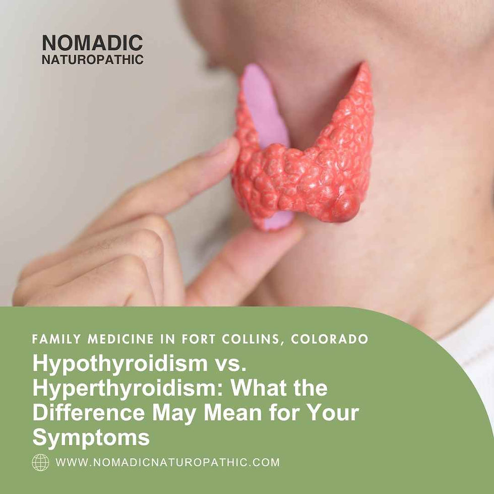 Hypothyroidism vs. Hyperthyroidism: What the Difference May Mean for Your Symptoms