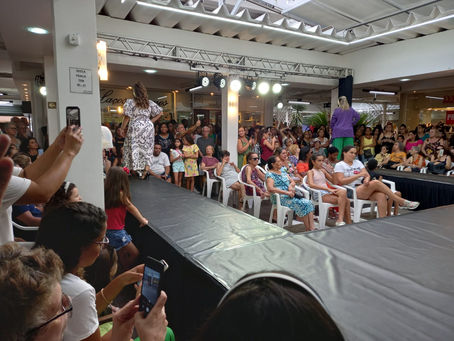Desfile Fashion Weekend, coleção Outono Inverno, no Super Centro Boqueirão