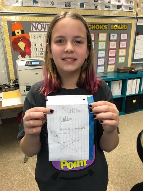 The Positive Folder!