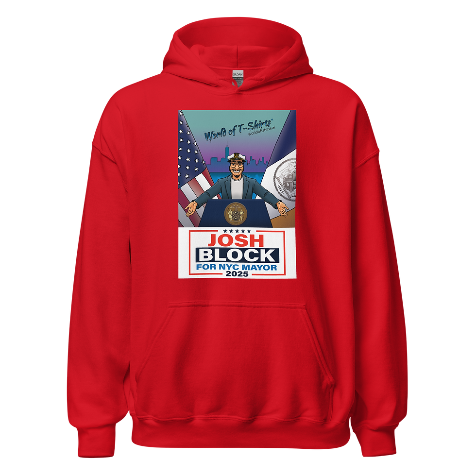 Thumbnail: 'Josh Block for NYC Mayor 2025' Hoodie