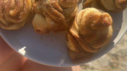 🍂 Vegane Omnia Zimtschnecken aus Pizzateig
