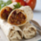 Roti and Beans Wrap