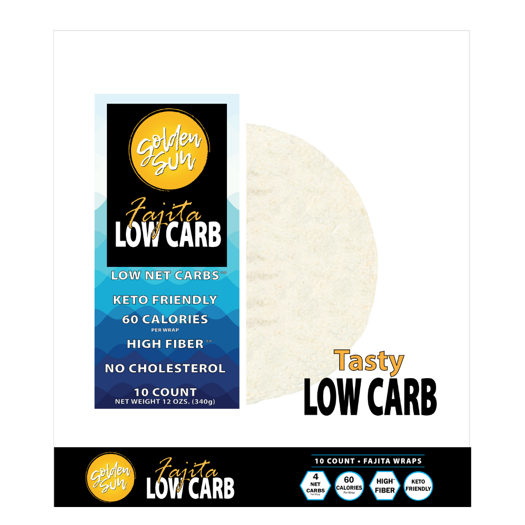 Golden Sun Fajita Low Carb Wraps (6")