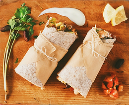 Black Bean & Turkey Roti Wrap