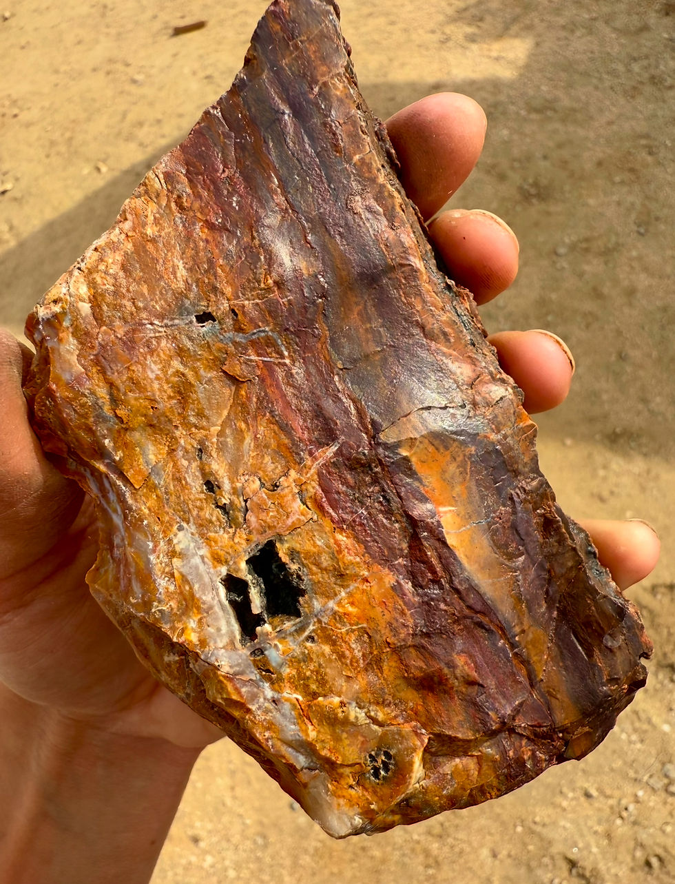 raw jasper rockhounding mining handmade jewelry california