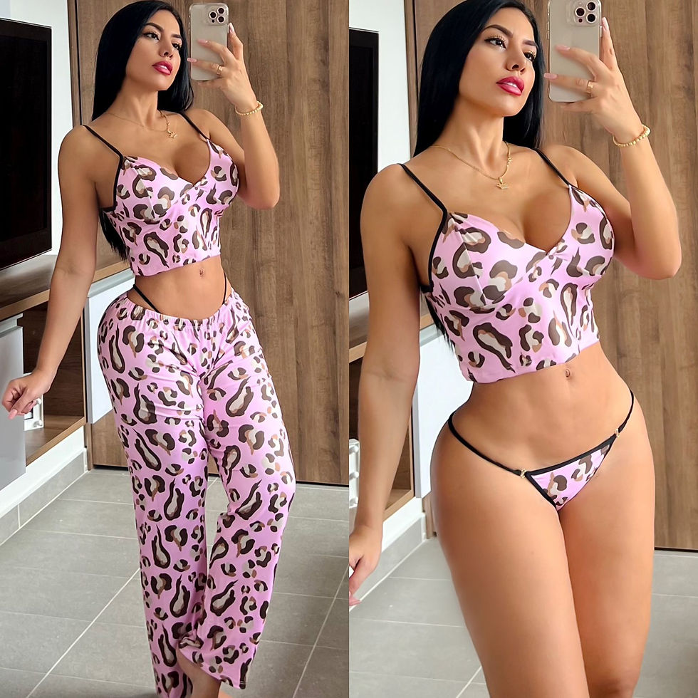 Thumbnail: Sexy trio long pajama 