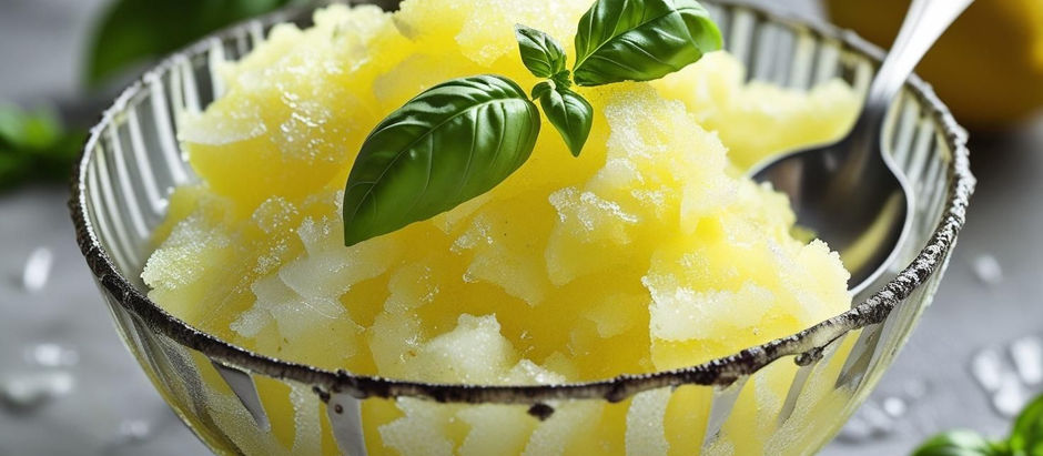 Granizado de limón y albahaca, una de las 7 recetas frescas para sobrevivir al calor