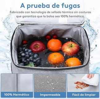 Nevera portátil, resistente, aislante, impermeable, ligera, plegable, 20 L