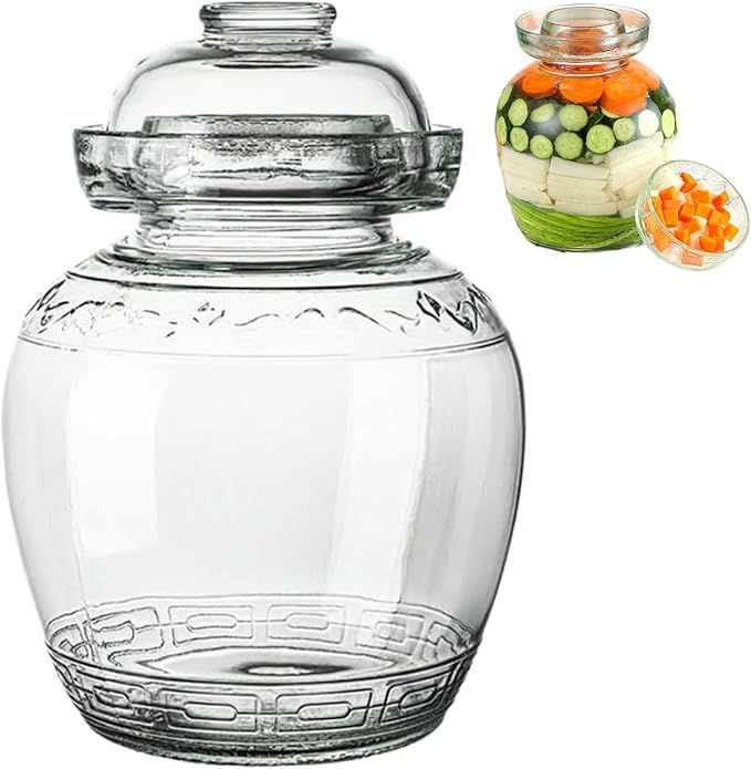 frasco de cristal para kimchi