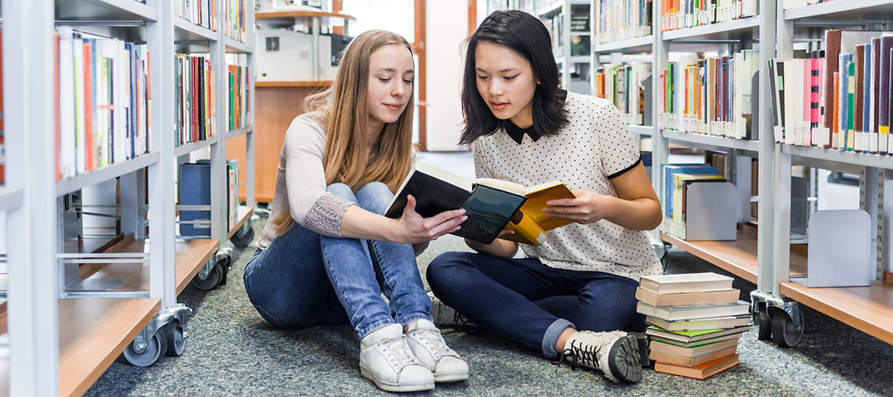 Girls in the Library