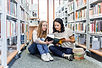 Girls in the Library