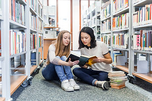 Girls in the Library