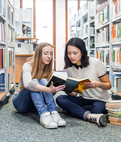 Girls in the Library