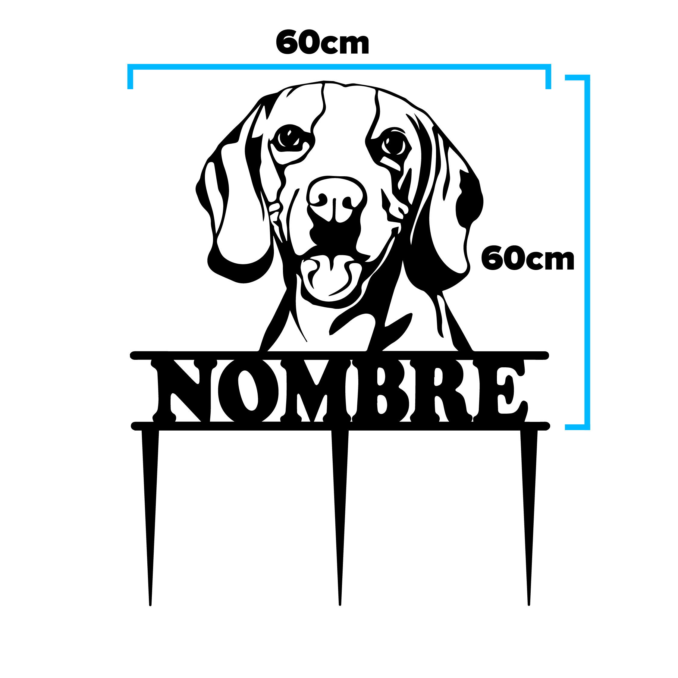 Placa de Jardín 60cm