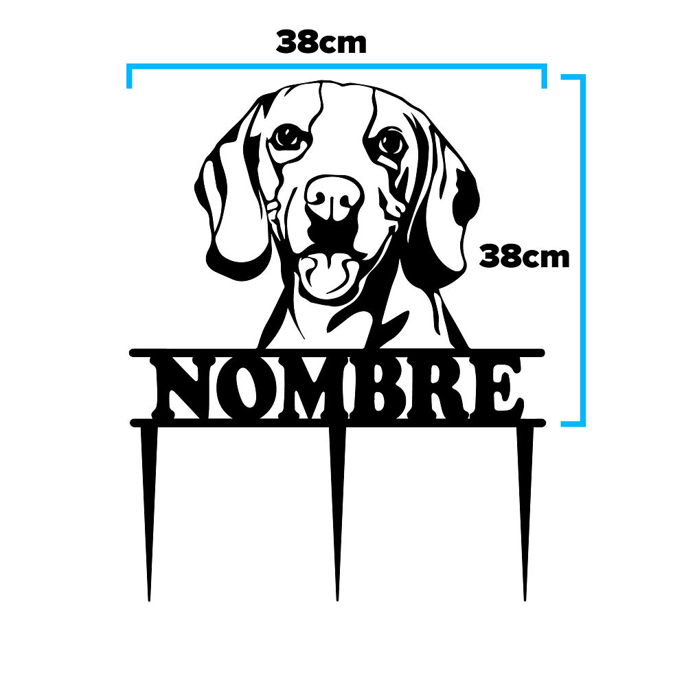 Placa de Jardín 38cm