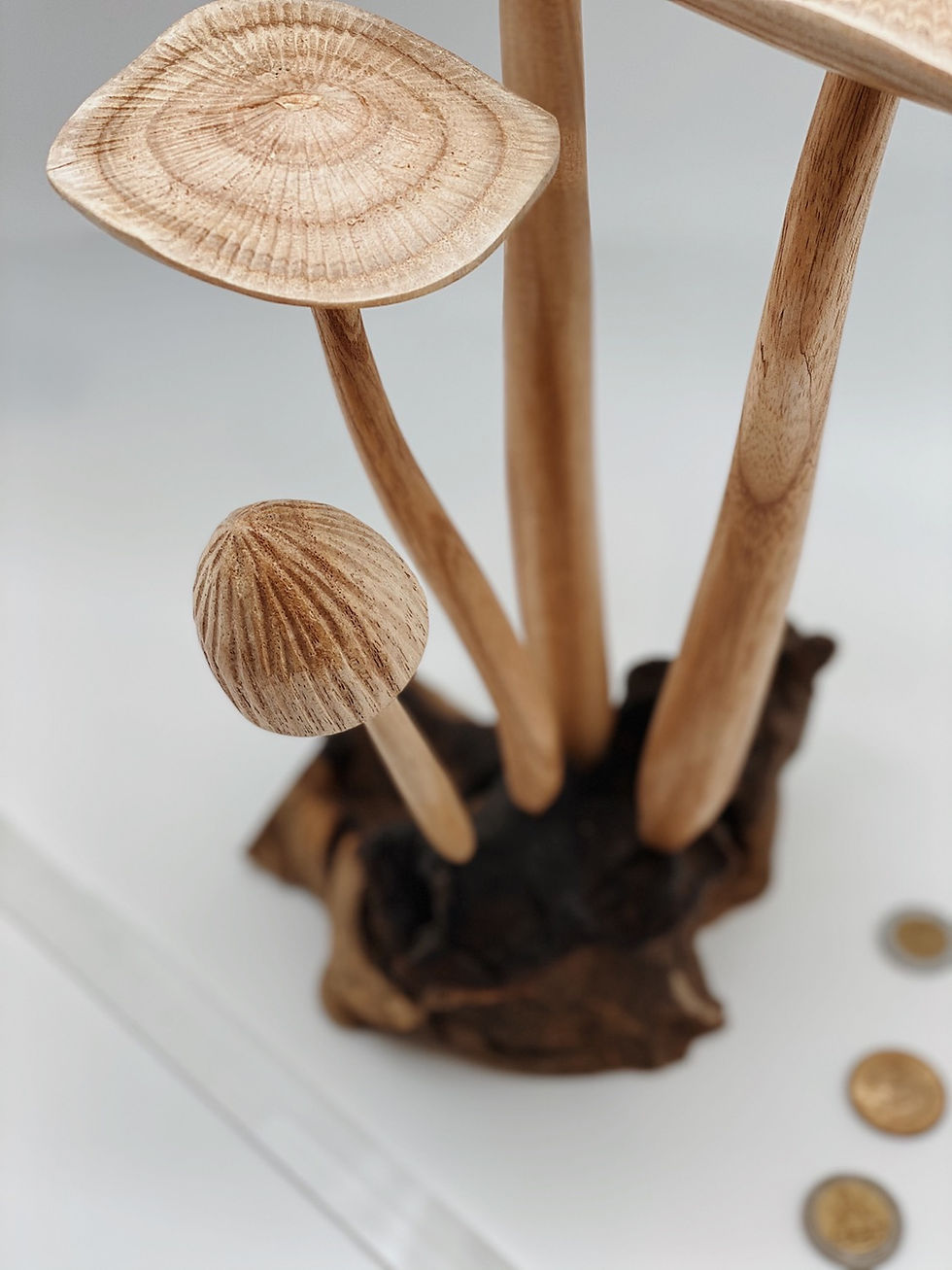 Thumbnail: Hand Carved Mushroom Statue 