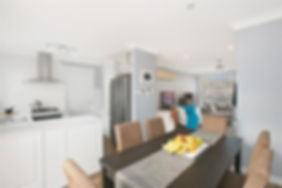Open plan living area