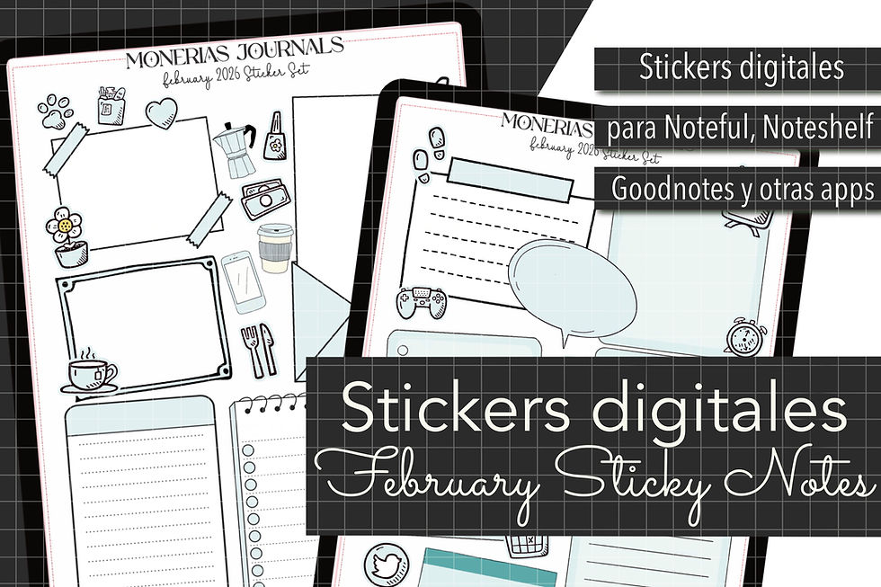 Miniatura: NOTAS ADHESIVAS Y STICKY NOTES DIGITALES para iPad/Android - Feb 2026