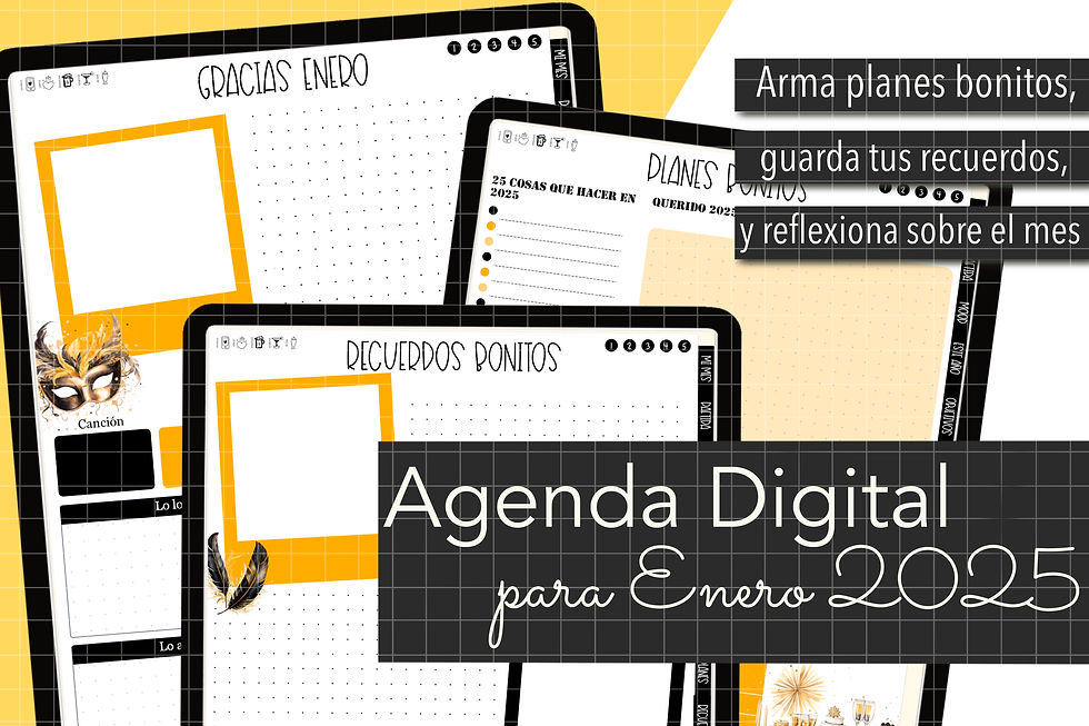 Miniatura: PLANIFICADOR DE OBJETIVOS PARA 2025. Agenda digital para iPad y Android
