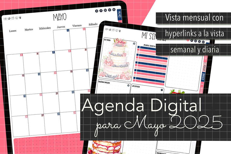 Miniatura: PLANIFICADOR DE COMIDAS. Agenda digital en pdf para iPad y Android