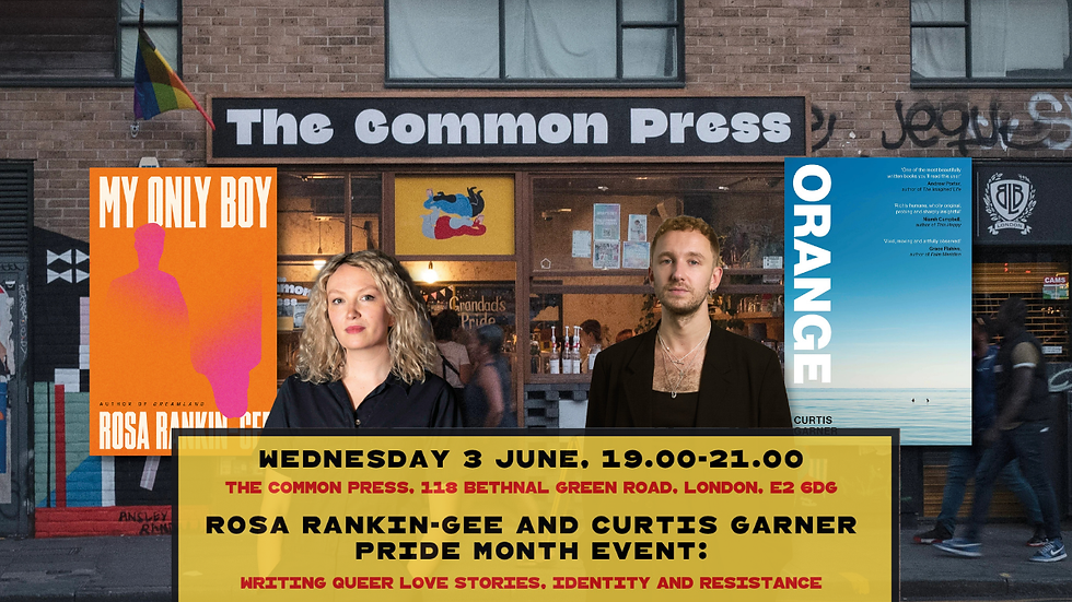 Rosa Rankin-Gee in Conversation with Curtis Garner - queer love stories, identity and resistance
