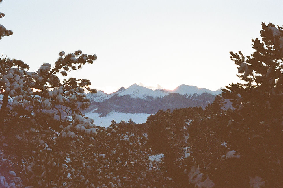 Snowy Mountain Landscape