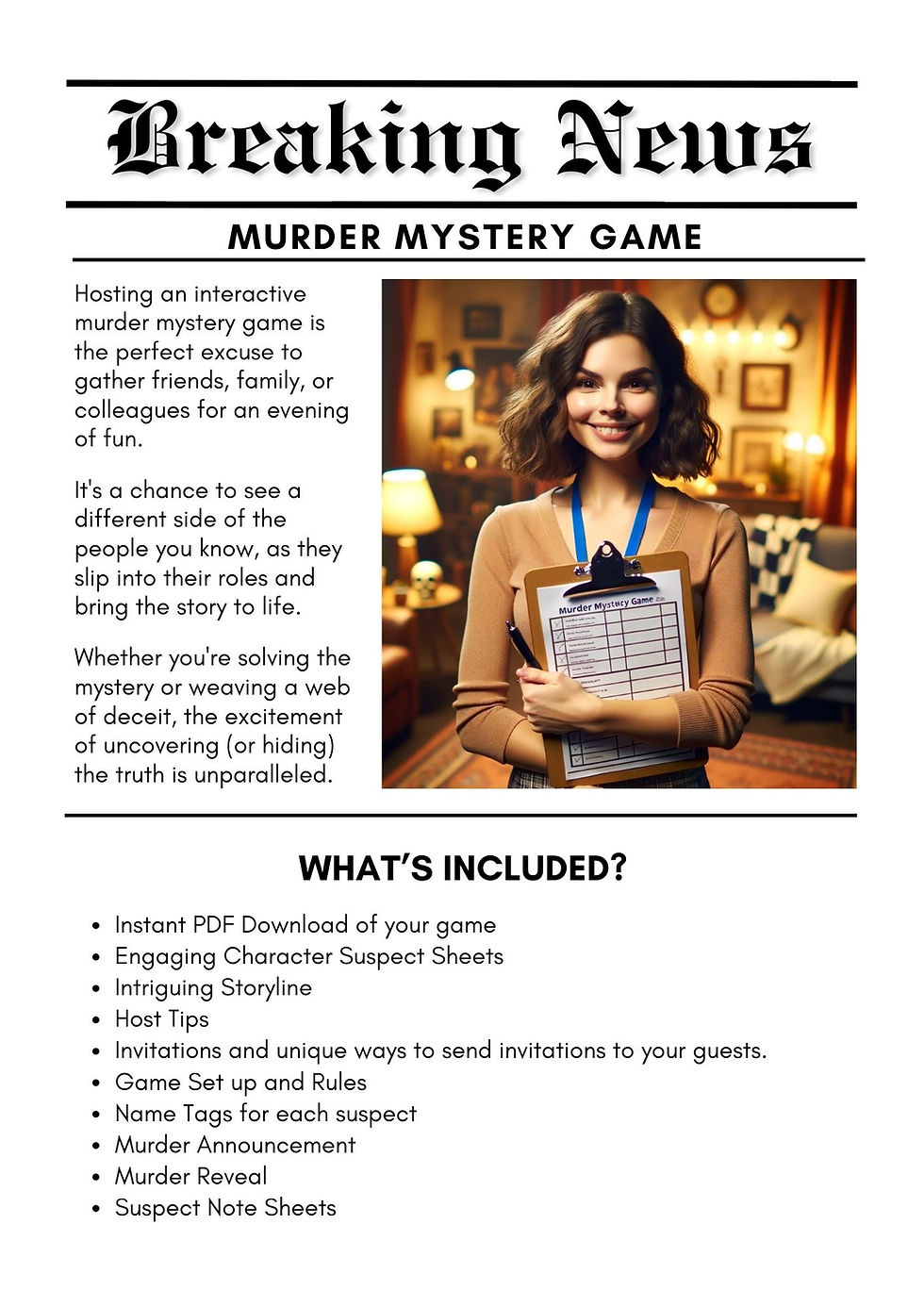 Thumbnail: Fashion Icon Fiasco Murder Mystery Game