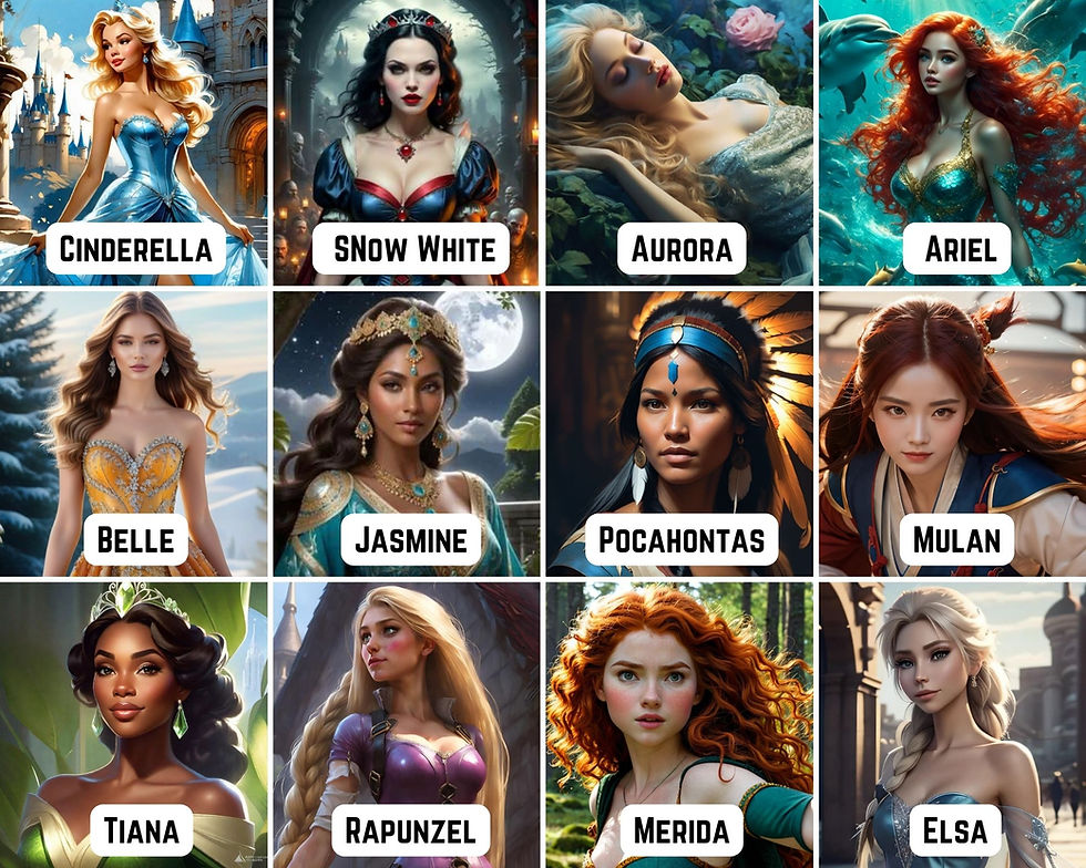 The Enchanted Tiara: A Disney Princess Bachelorette/Hen Party Murder Mystery Game
