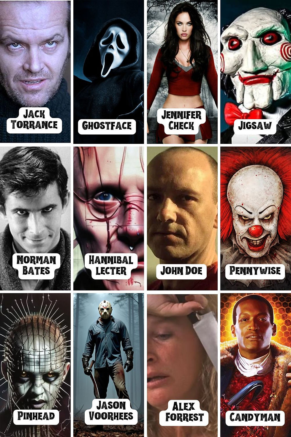 Additional Suspects - Psycho Showdown Murder Mystery Game