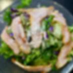 スパイシーチキンのサラダ
