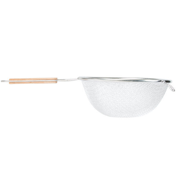 Colador malla sencilla en acero inoxidable de 25.4 cms de diámetro