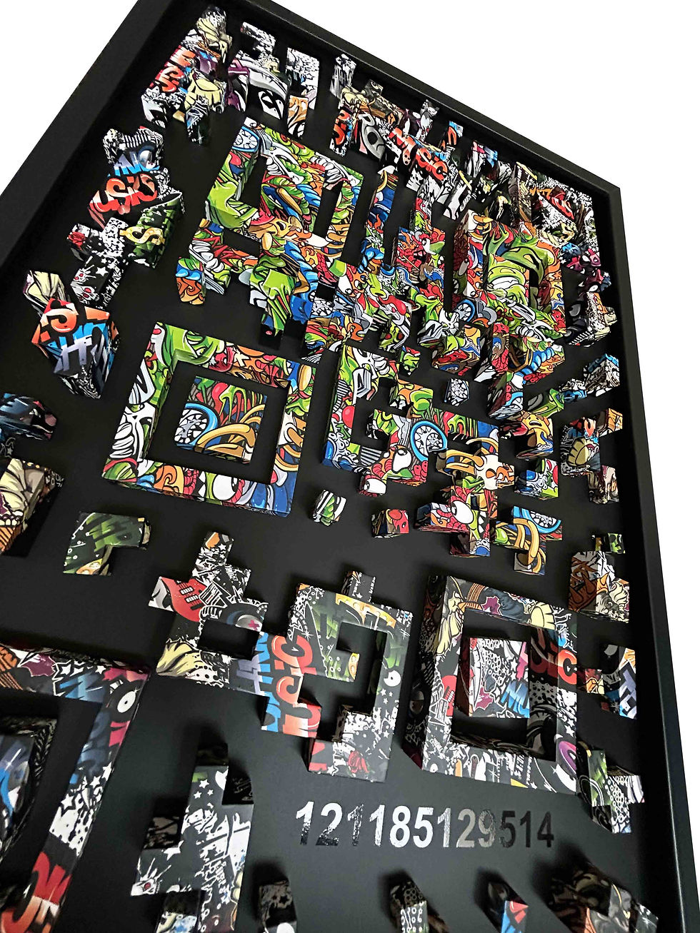 Miniature : AURELIEN GUIHO - GRAFFITI 2.0 - 53x73cm