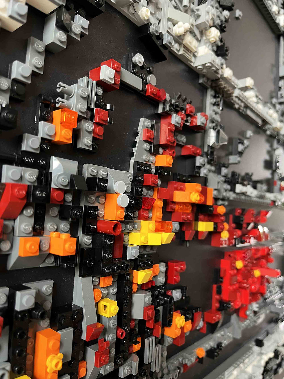 Miniature : BRICKBOARDBUILDER - DELOREAN BACK - 96x164cm