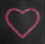 LA STREET GALERIE - Oliver NEY - Sweetheart Neon - 95,5x95,5cm