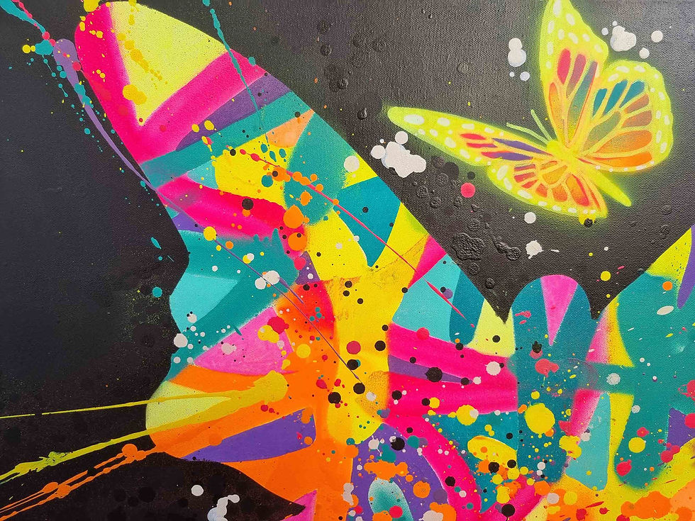 Miniature : SPARKLE - Fly#9 - 92x73cm