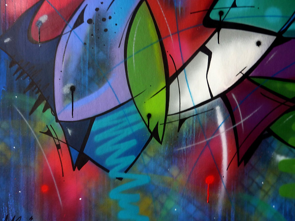 Miniature : SANAME - Fish 8 - 107x146cm