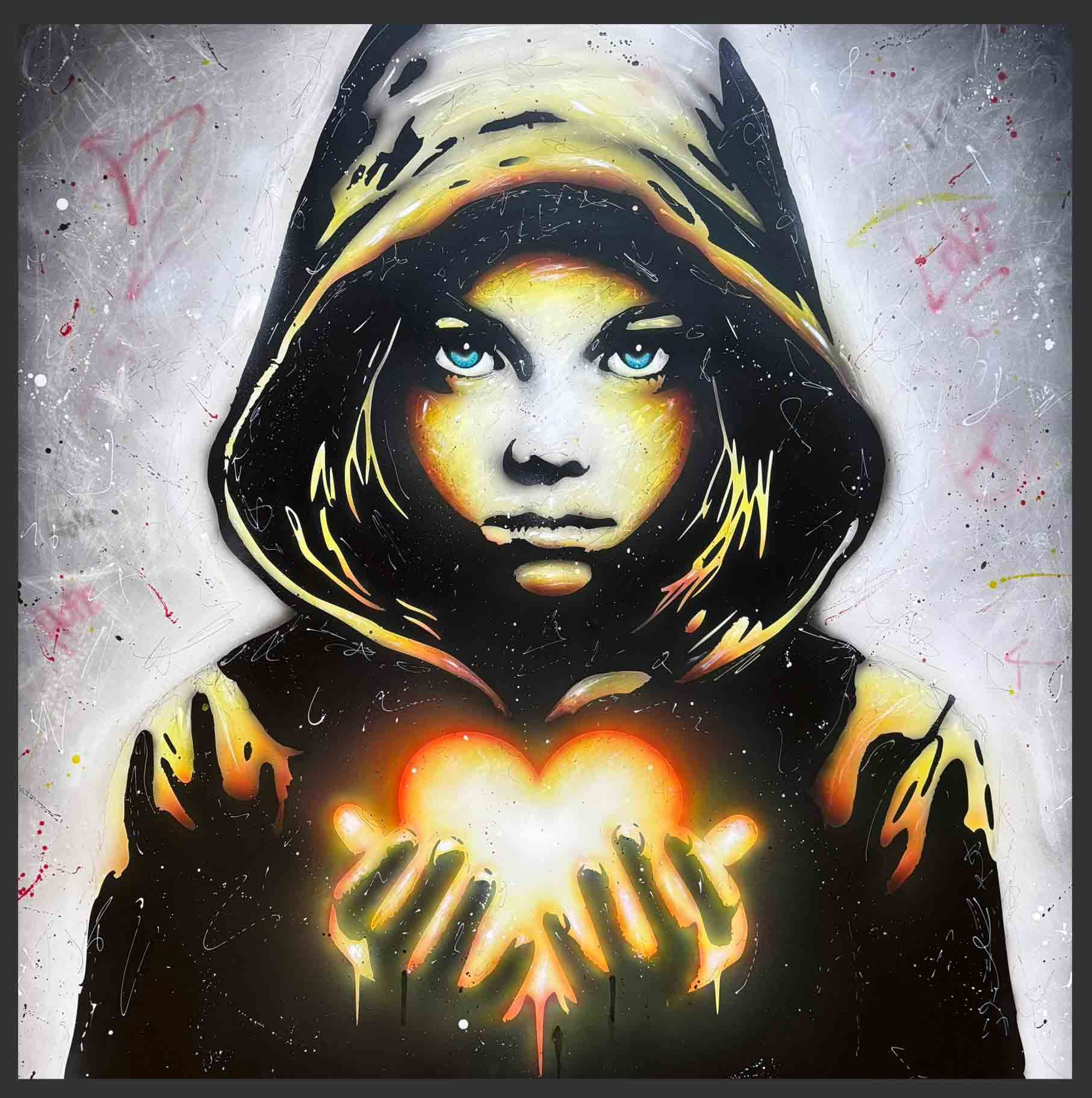 EZNOP - La lumière intérieure - 93x93cm