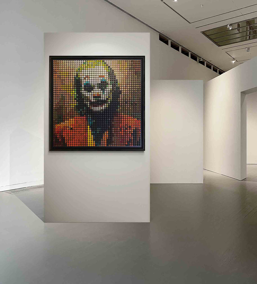 Miniature : Oliver NEY - JOKER - 127x127cm