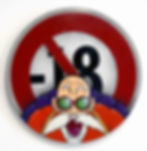 GRIPE - "-18 Roadsign" - 46cm