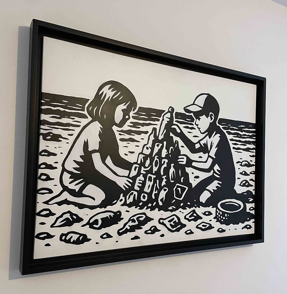 Miniature : Oliver NEY - Castle of waste - 75x55cm