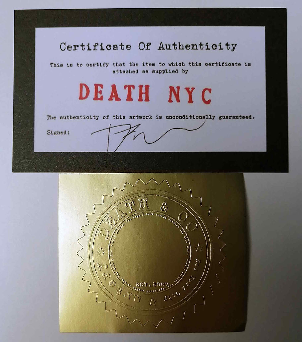 Miniature : DEATH NYC - 21x29,6cm - 2019