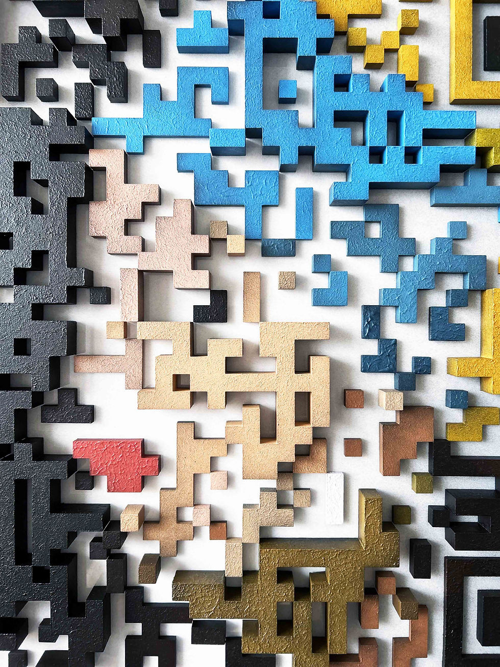Miniature : AURELIEN GUIHO - LA JEUNE FILLE À LA PERLE 2.0 - 68x98cm