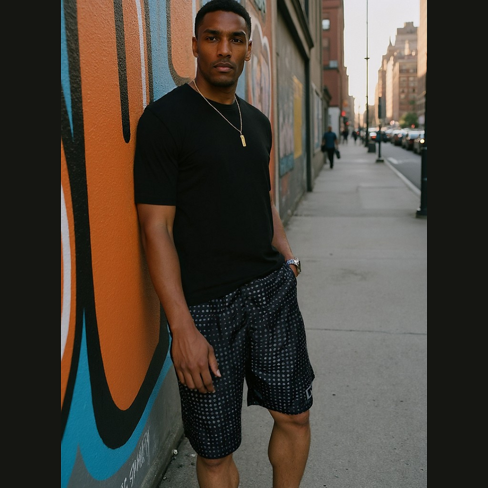 Thumbnail: Taff All Purpose Shorts - Black Spotted