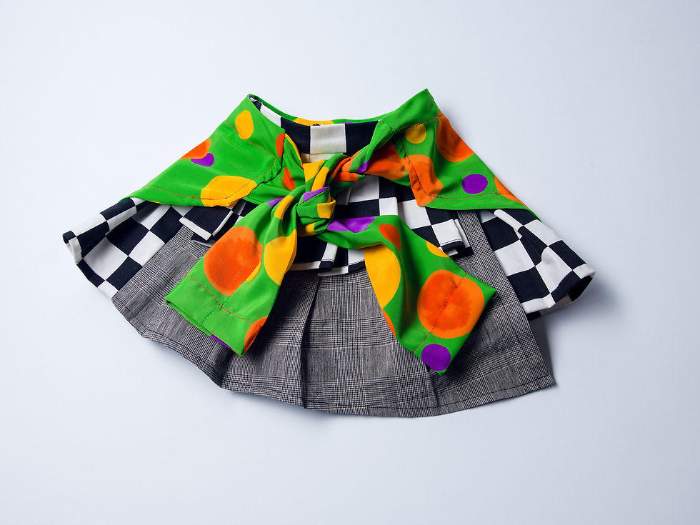 bunny & hare skirt and tie