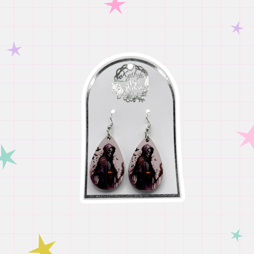 Grim Reaper Earrings