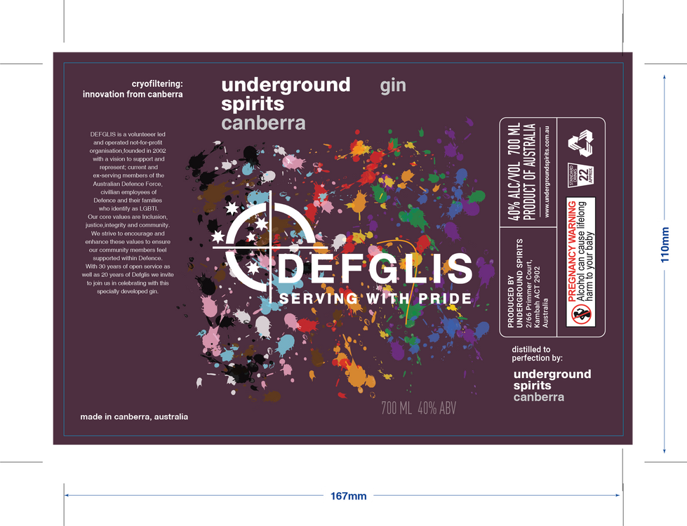 Label design from concept to compliance — a produced WorldPride gin for DEFGLIS